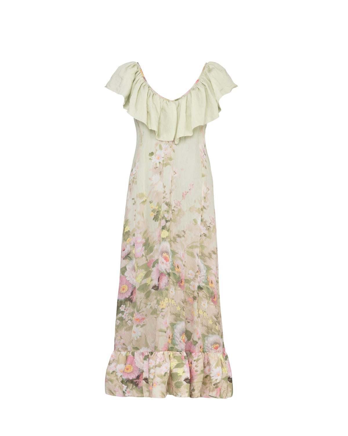Viscose Flounce Dress, Growing Garden. Image #3