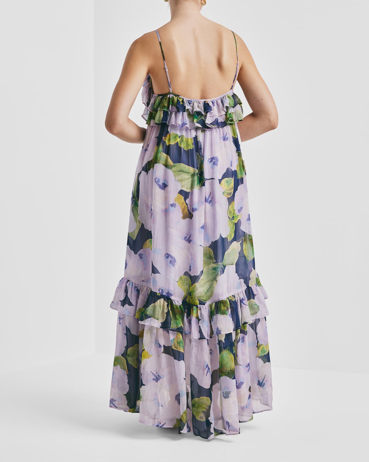 Organza Strap Dress, Viola. Image #3