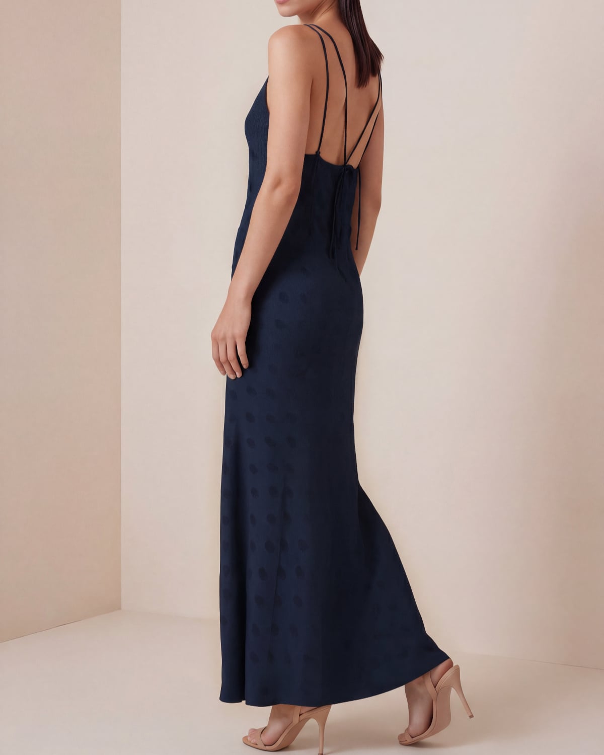 Spring Slip Dress, Marine. Image #3