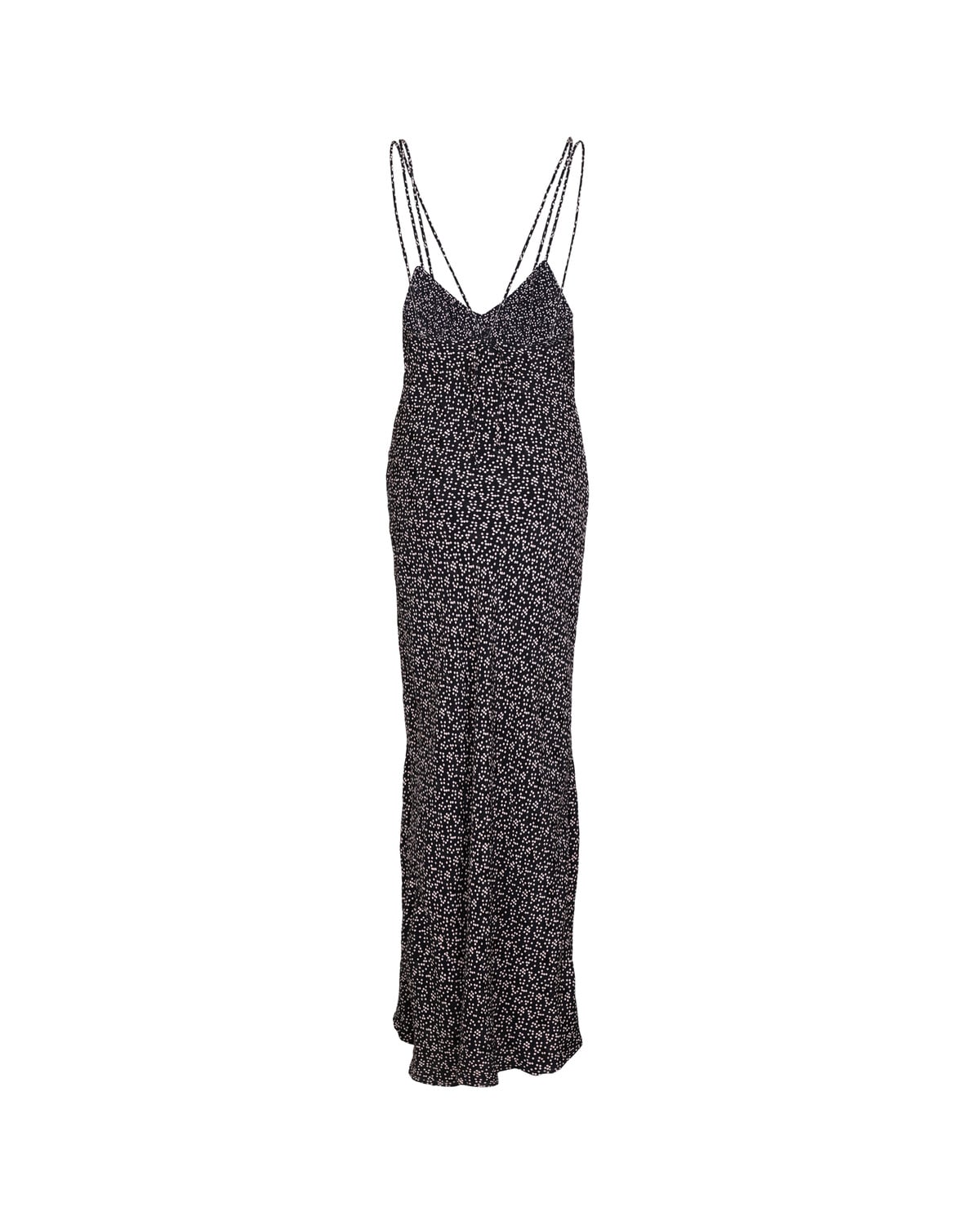Spring Slip Dress, Black Dots. Image #2