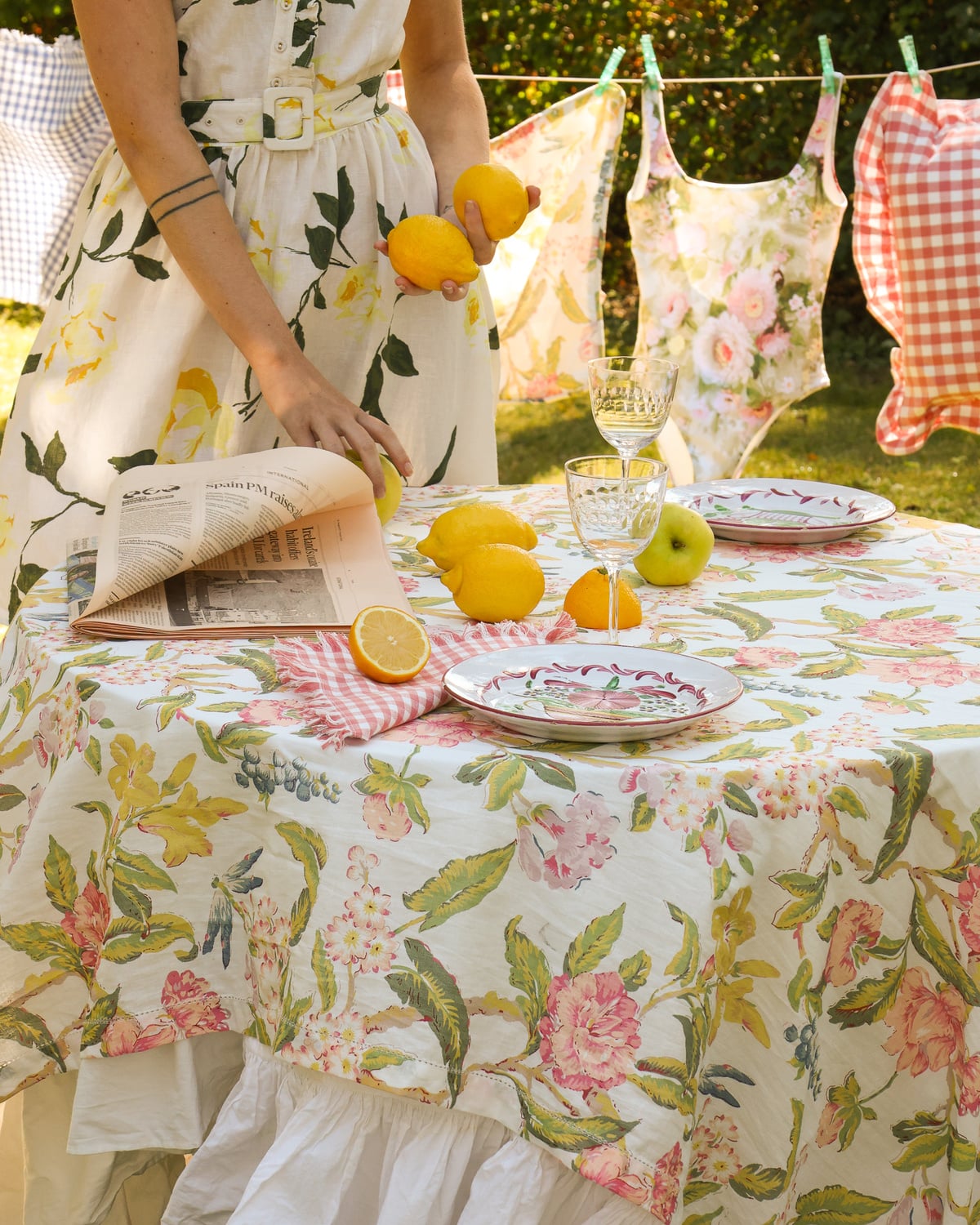 Table Cloth 130x300, Flourishes. Image #1