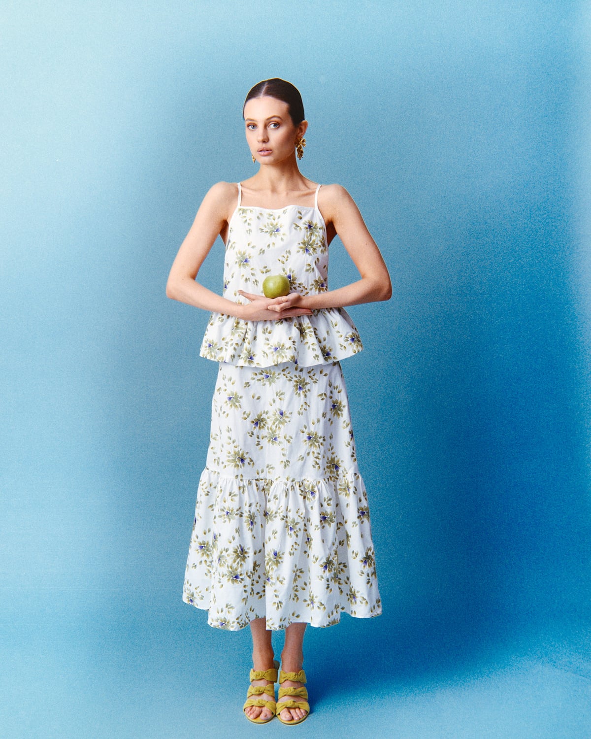 Cotton Taffeta Skirt, Petals. Image #1