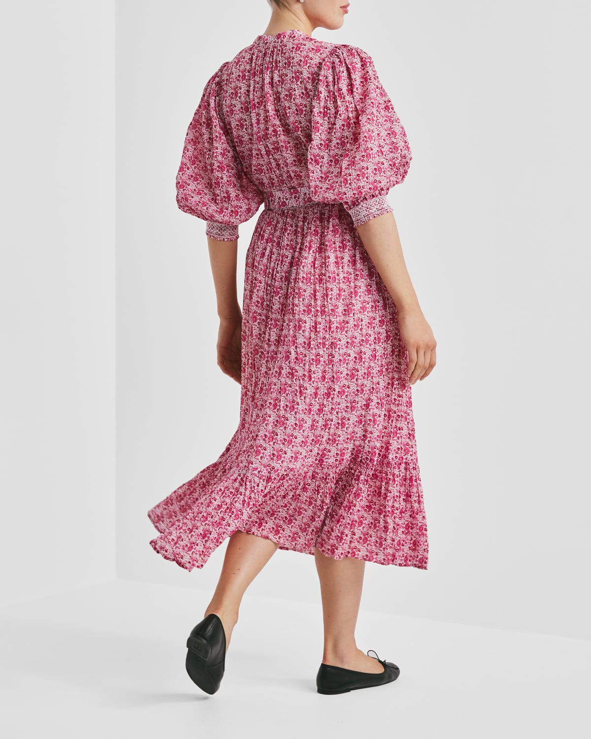 Twisted Midi Dress, Wildflowers. Image #7