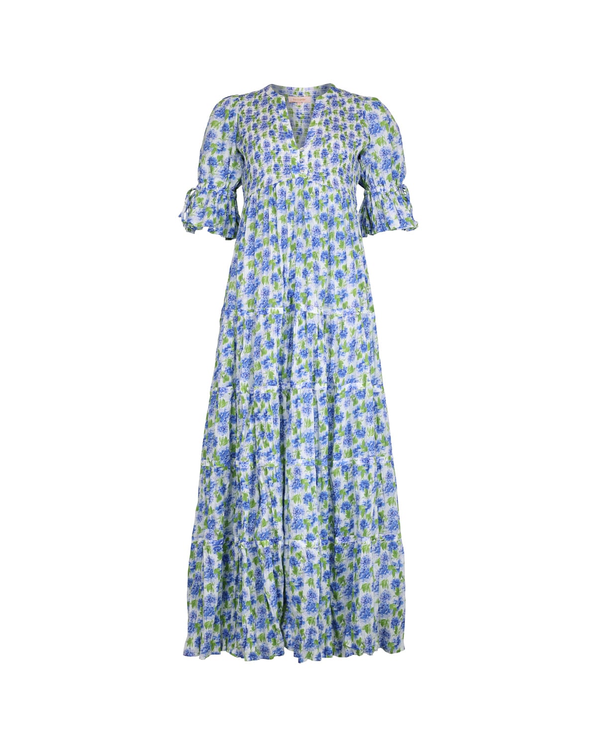 Twisted Maxi Dress, Peonies. Image #1
