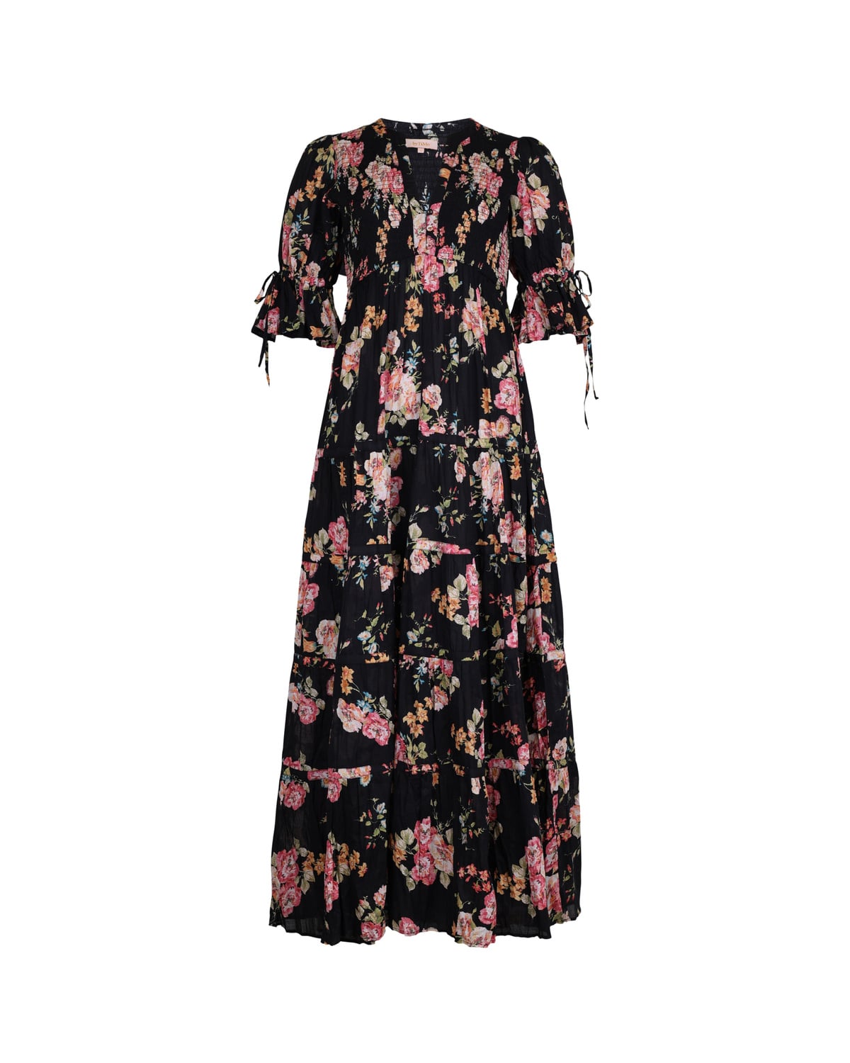 Twisted Maxi Dress, Midnight Blossom. Image #1