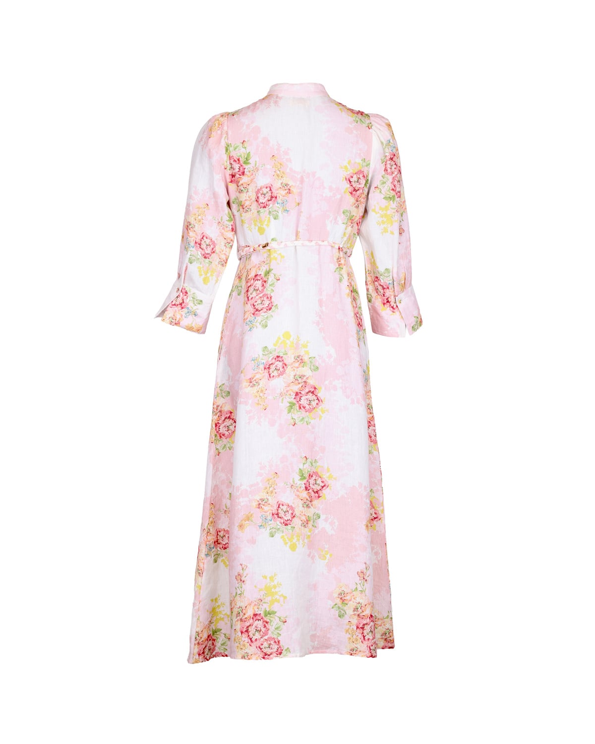 Linen Button-Down Dress, Rose Amore. Image #2