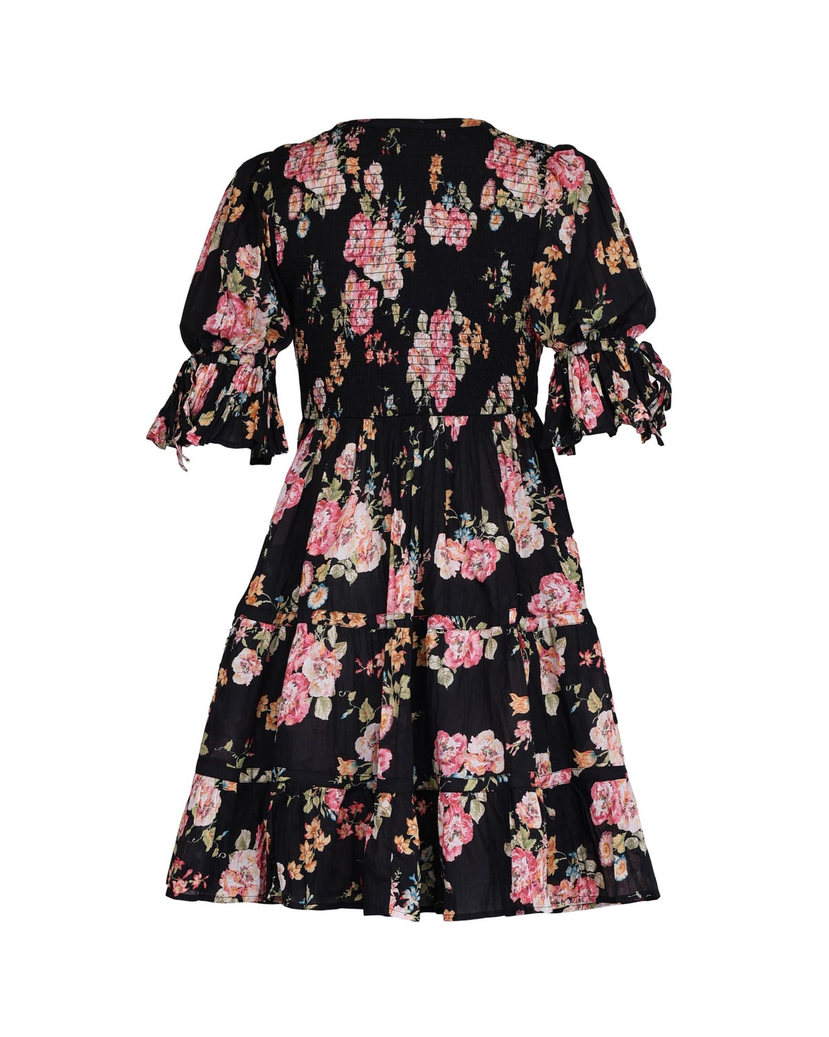 Twisted Mini Dress, Midnight Blossom. Image #4