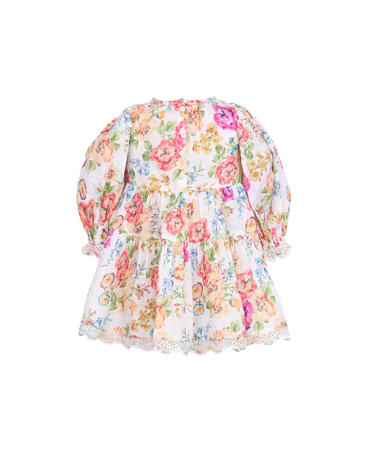 Cotton Slub Bow Dress, Flora. Image #7