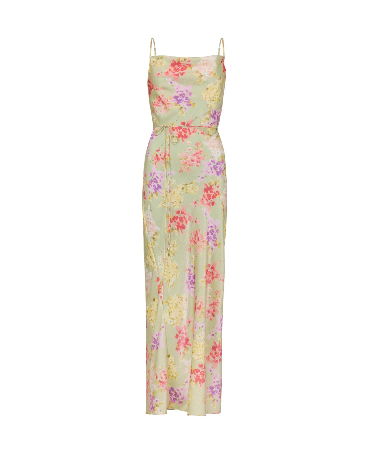 Shiny Slip Dress, Vintage Bouquet. Image #4