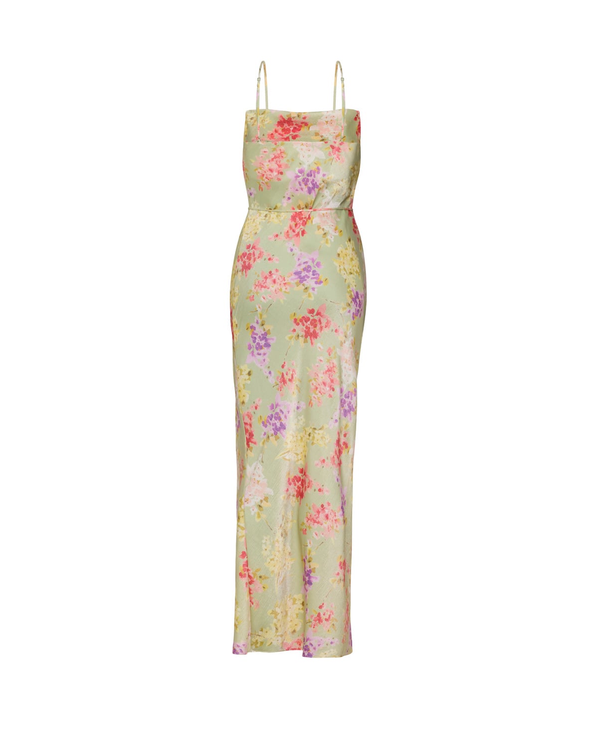 Shiny Slip Dress, Vintage Bouquet. Image #5