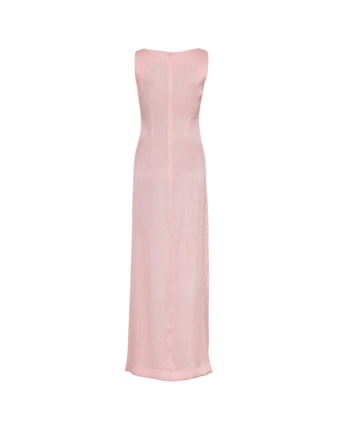 Shiny Sleeveless Dress, Dusty Pink. Image #5
