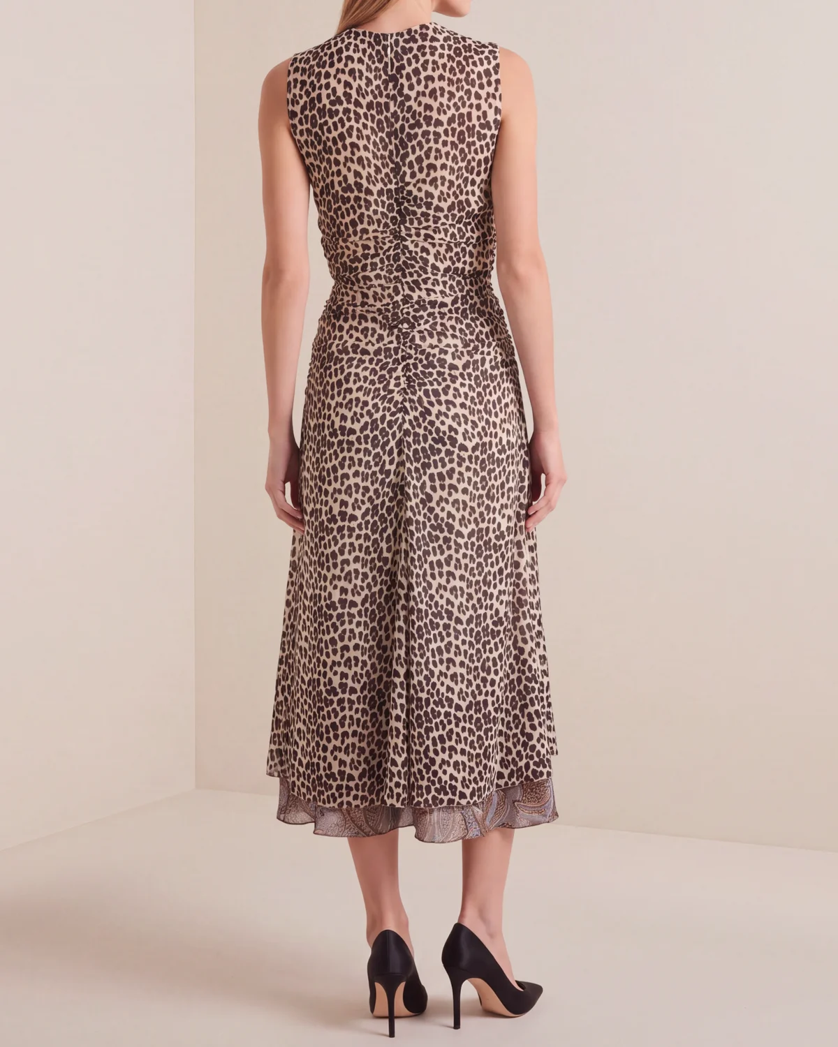 Chiffon Sleeveless Dress, Wilderness. Image #4