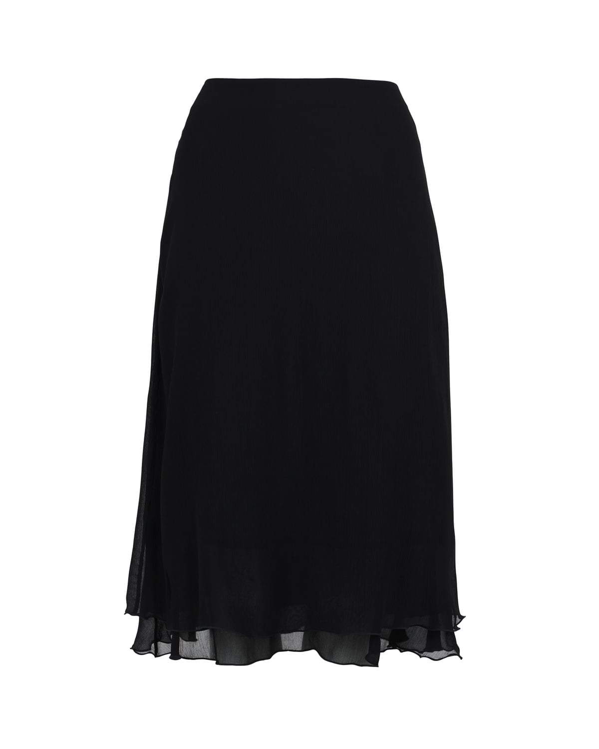 Chiffon Skirt, Black. Image #1