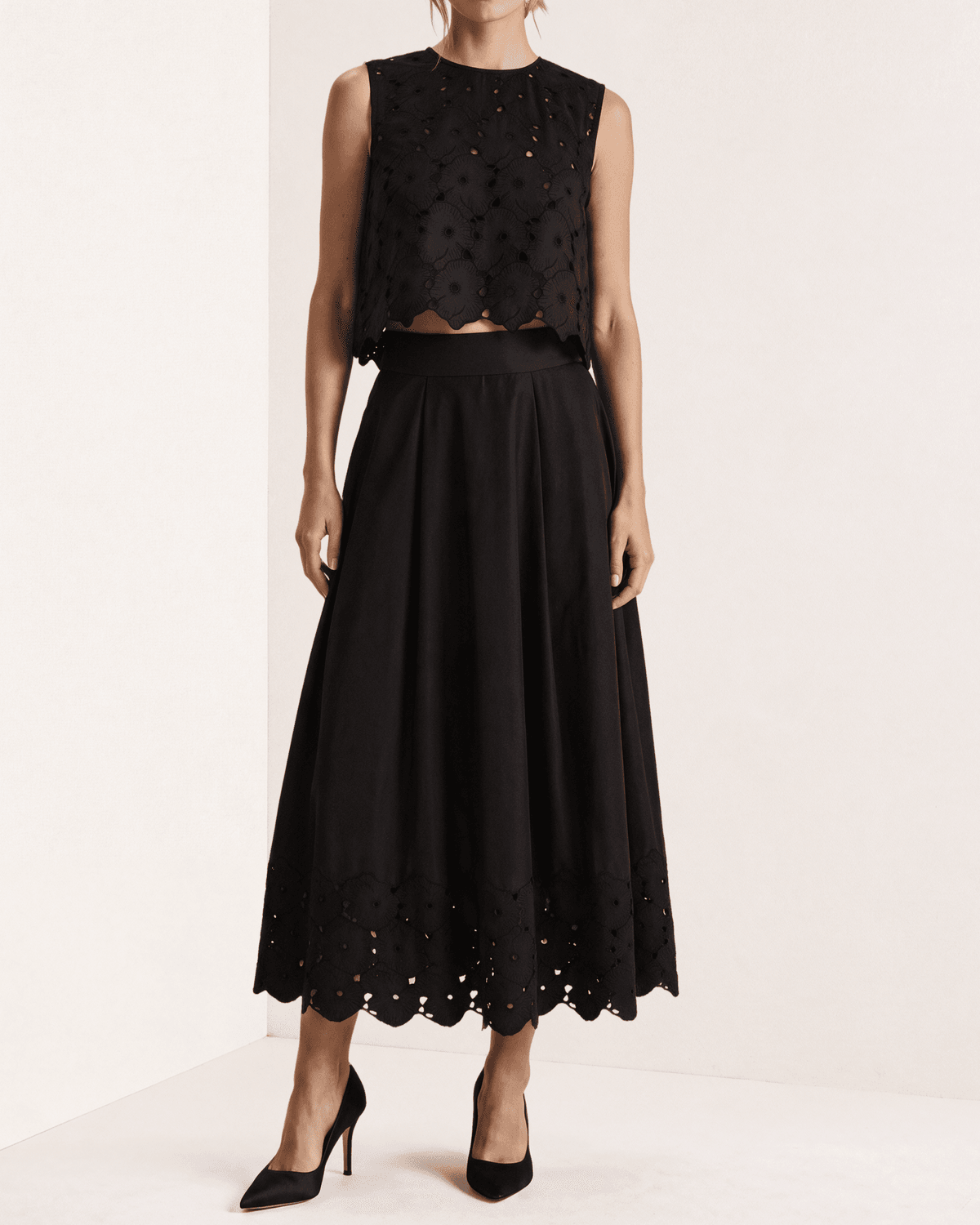 Embroidery Top, Black. Image #2