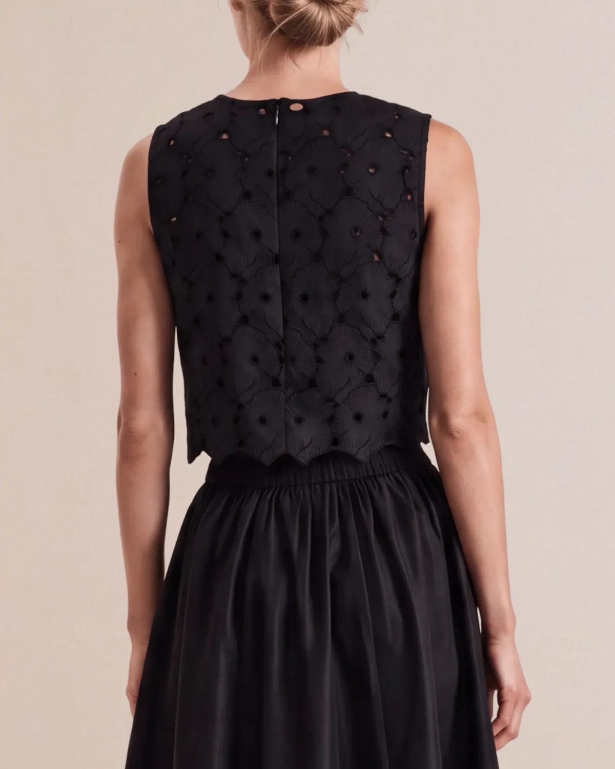 Embroidery Top, Black. Image #2