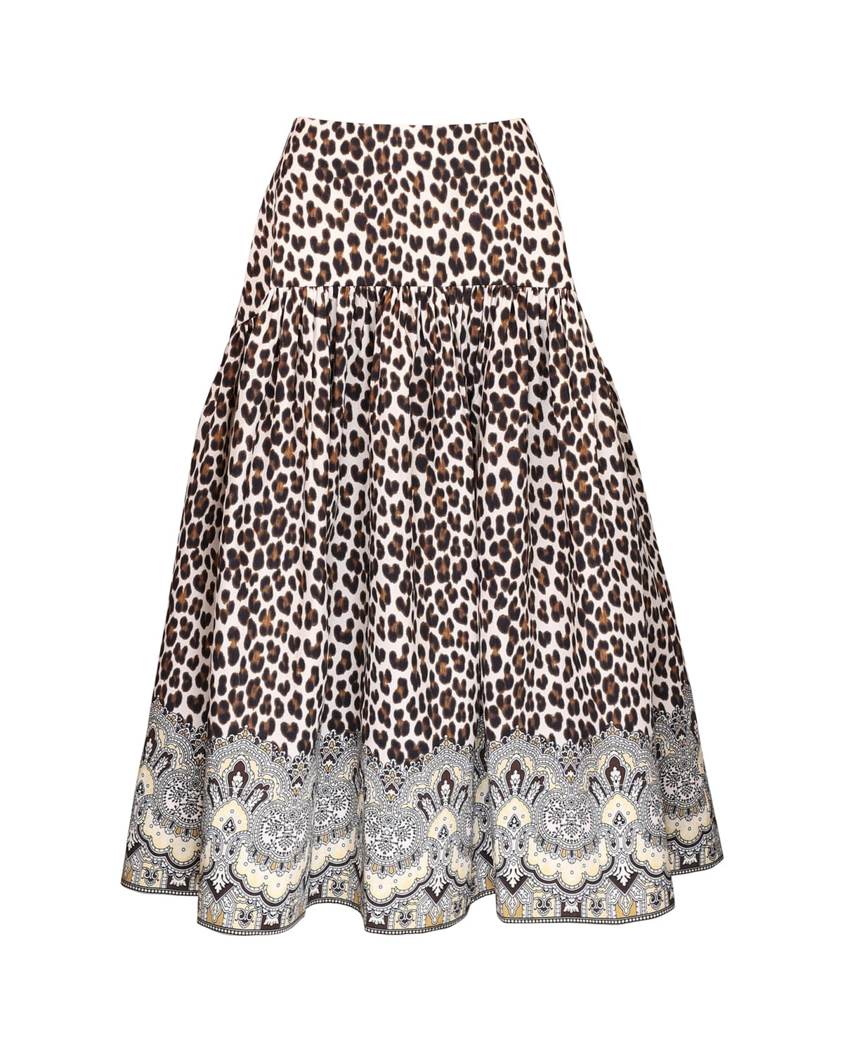 Taffeta Midi Skirt, Wild Paisley. Image #5