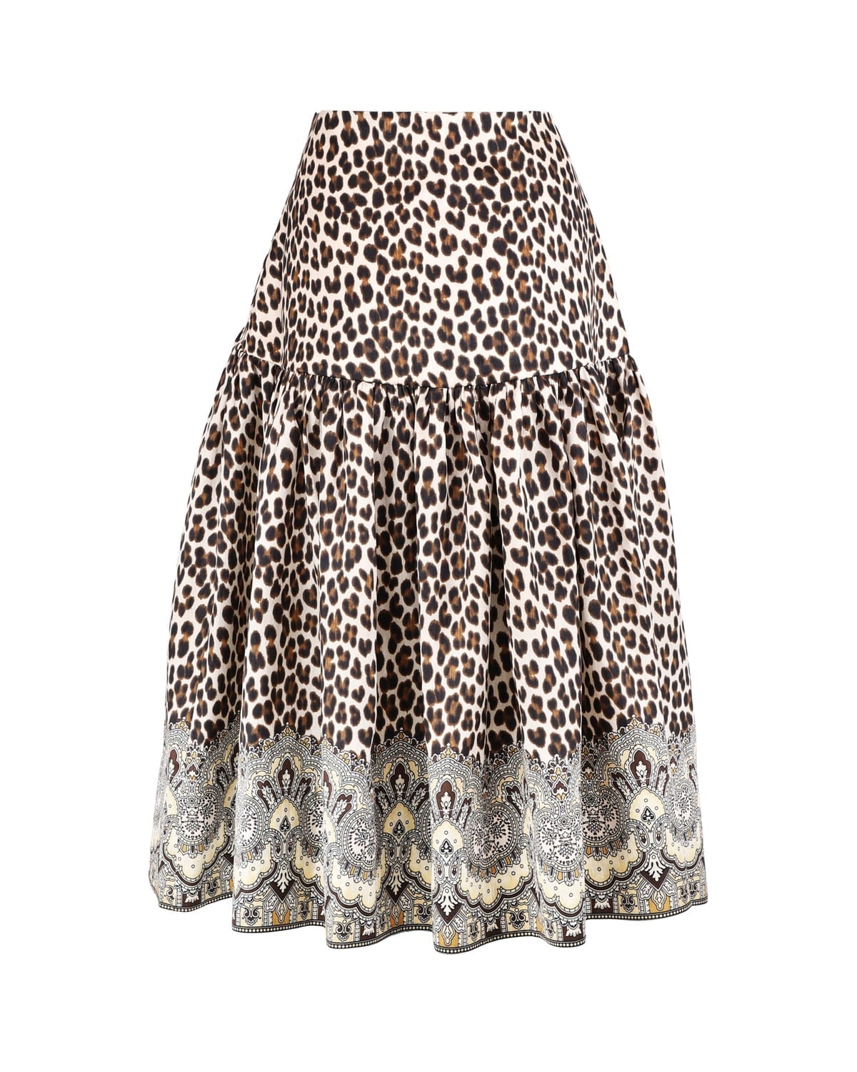 Taffeta Midi Skirt, Wild Paisley. Image #6