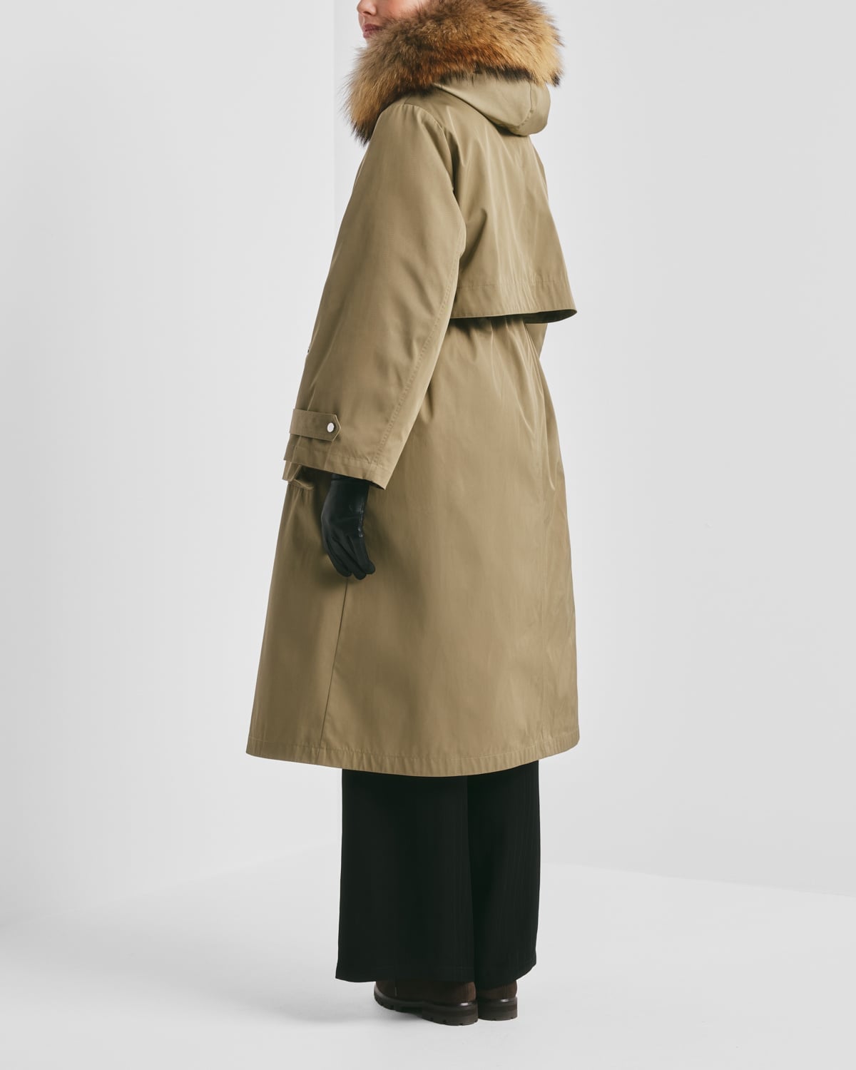 Padded Maxi Parka, Green. Image #5