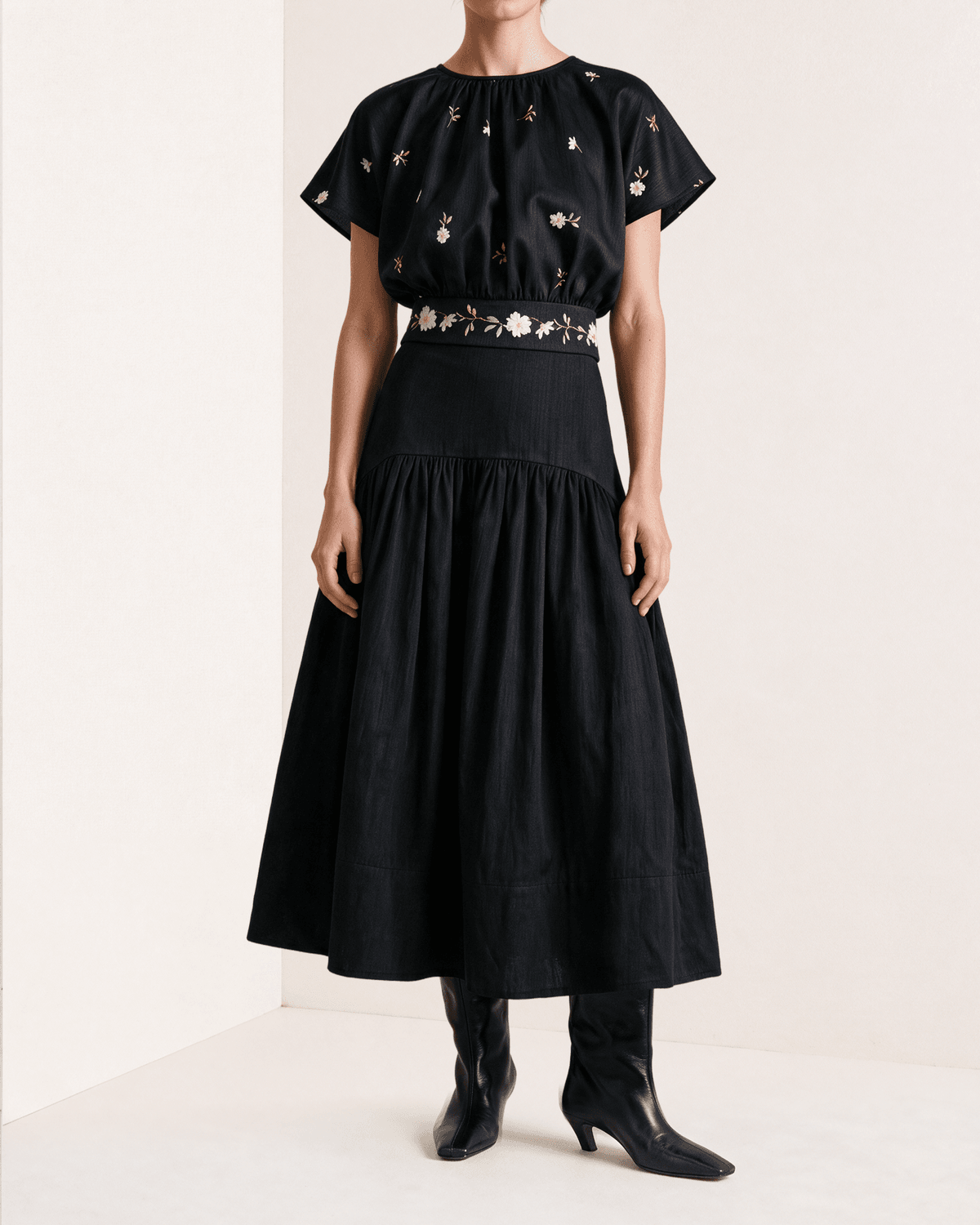Taffeta Top, Midnight Blossom. Image #2