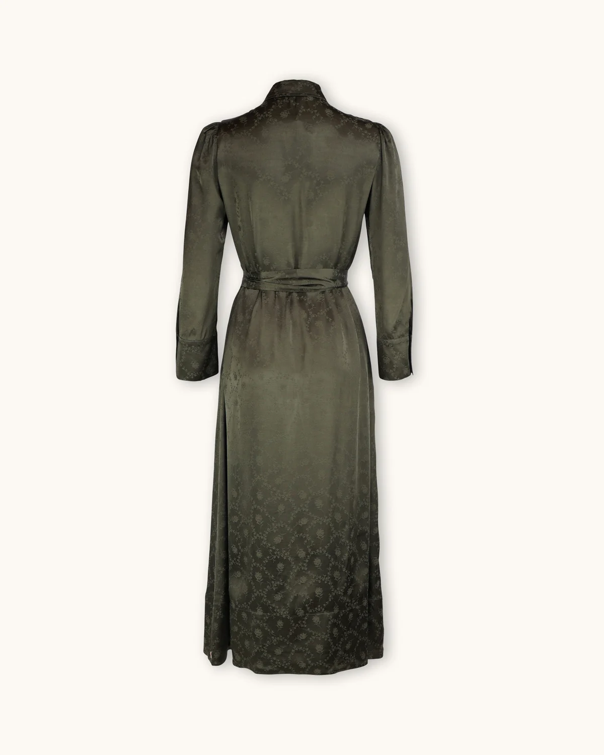 Jacquard Tieband Dress, Forest. Image #2