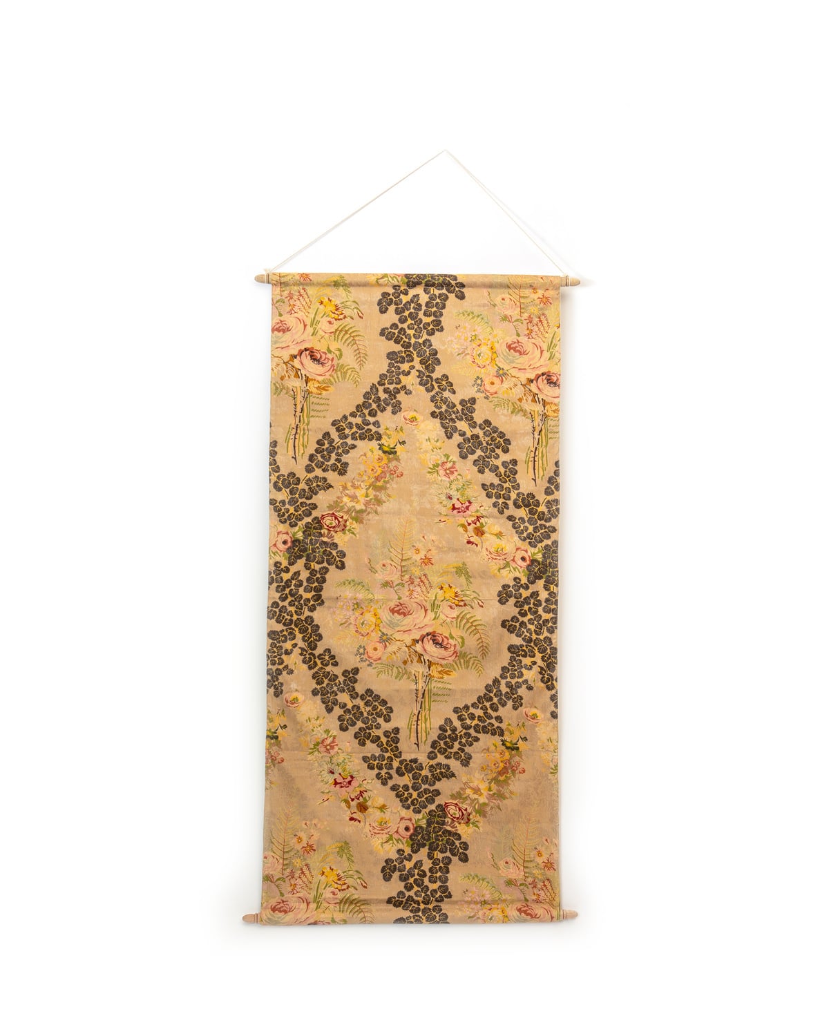 Wall Hanging 70x140, Black Leaves. Image #1