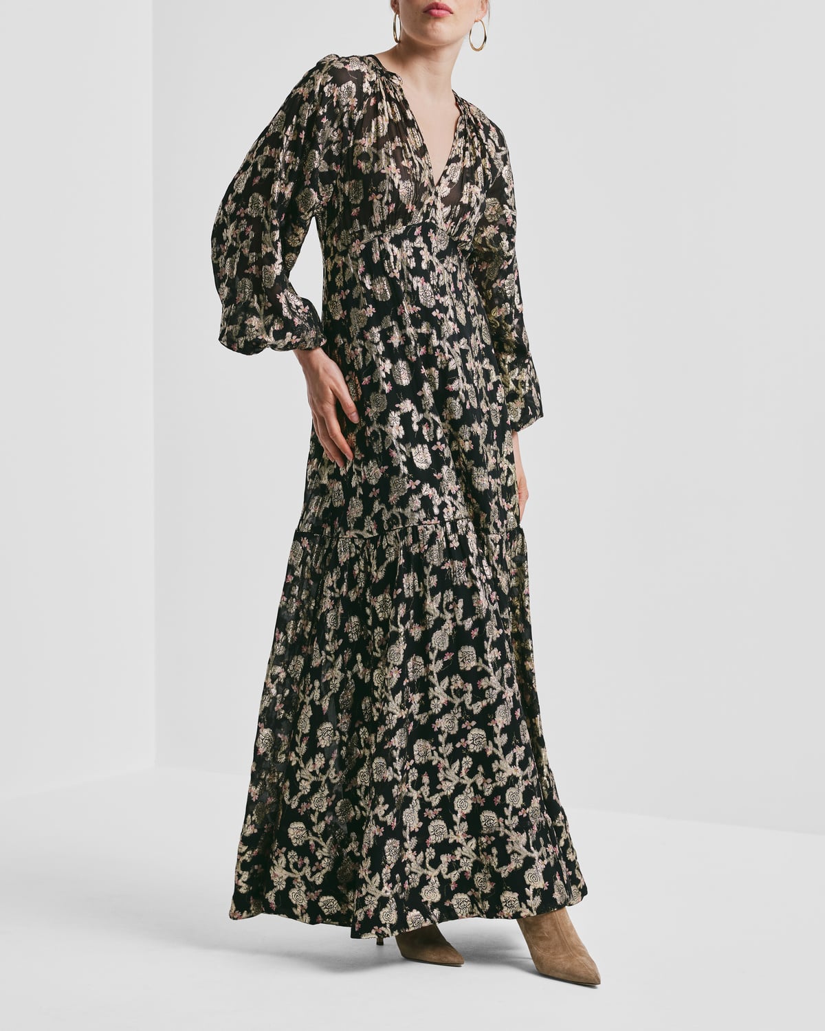 Georgette Gown, Wild Flowers. Image #1