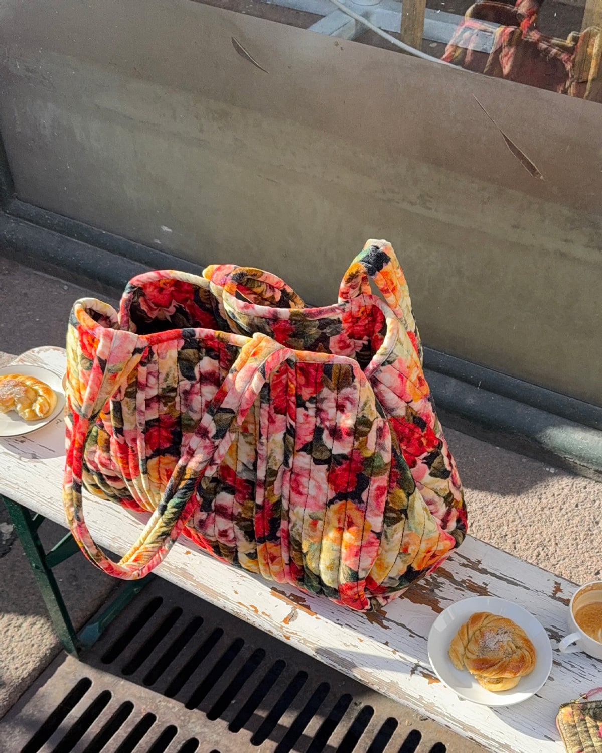 Tote Bag Velvet, Winter Breeze. Image #2