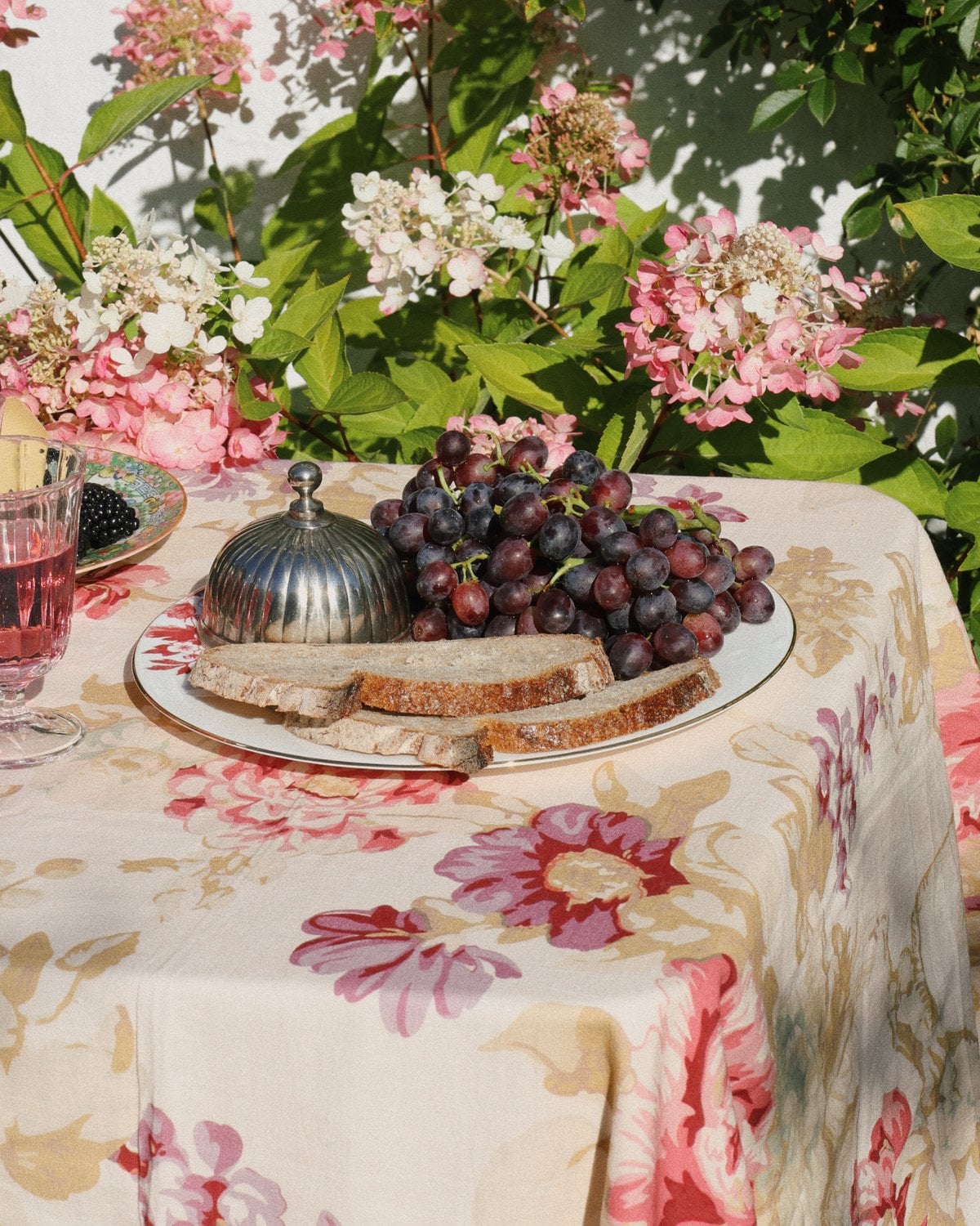Linen Table Cloth 130x300, Autumn Flower. Image #2