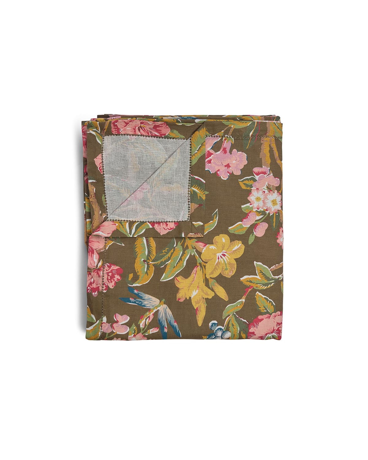 Linen Table Cloth 130x300, Green Field. Image #1