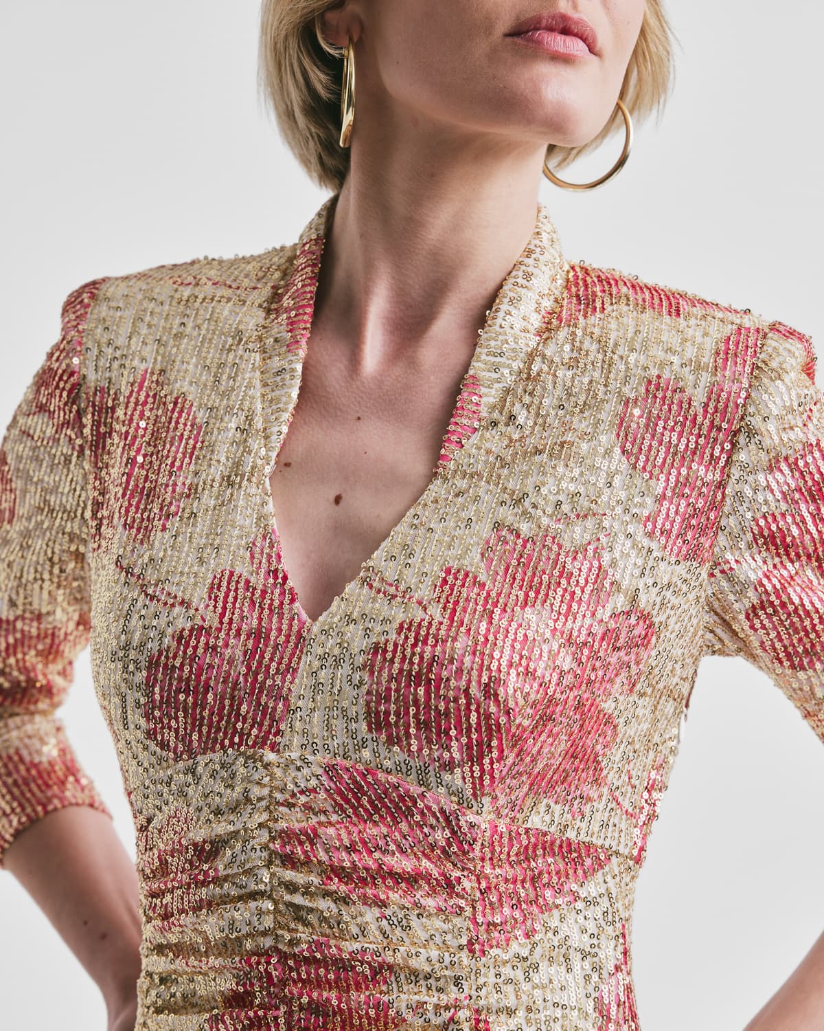 bytimo sequin dress byTiMo | Sequins Rouching Dress