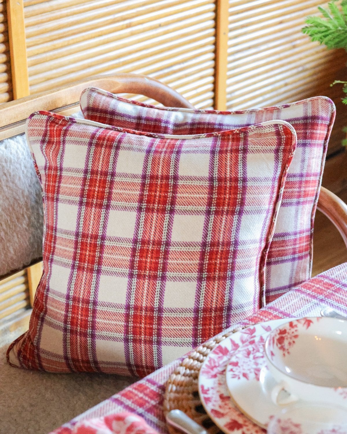 Cushion Cover 50x50 cm, Checks. Image #1