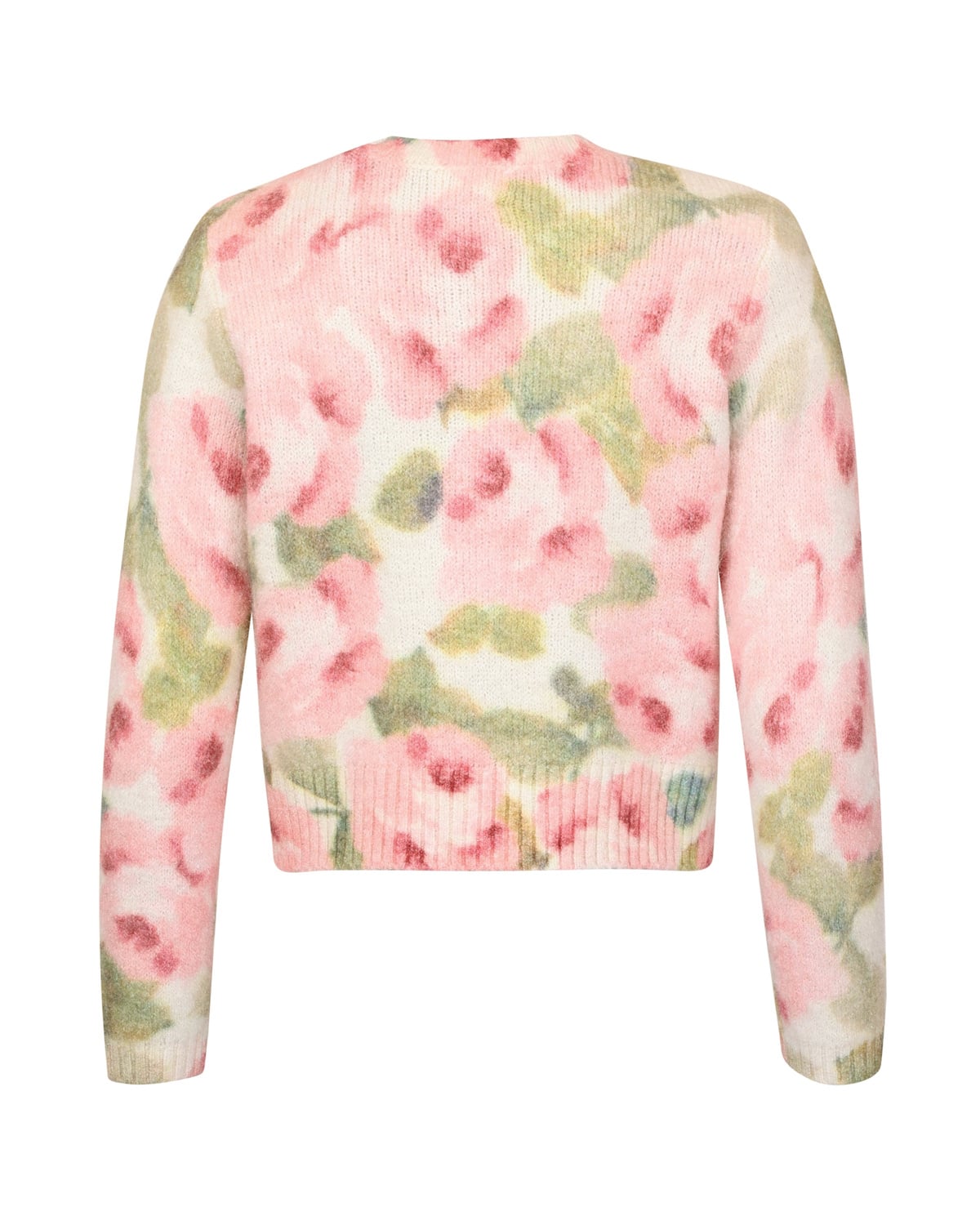 Hairy Knit Jacket, Blush Rose. Image #2