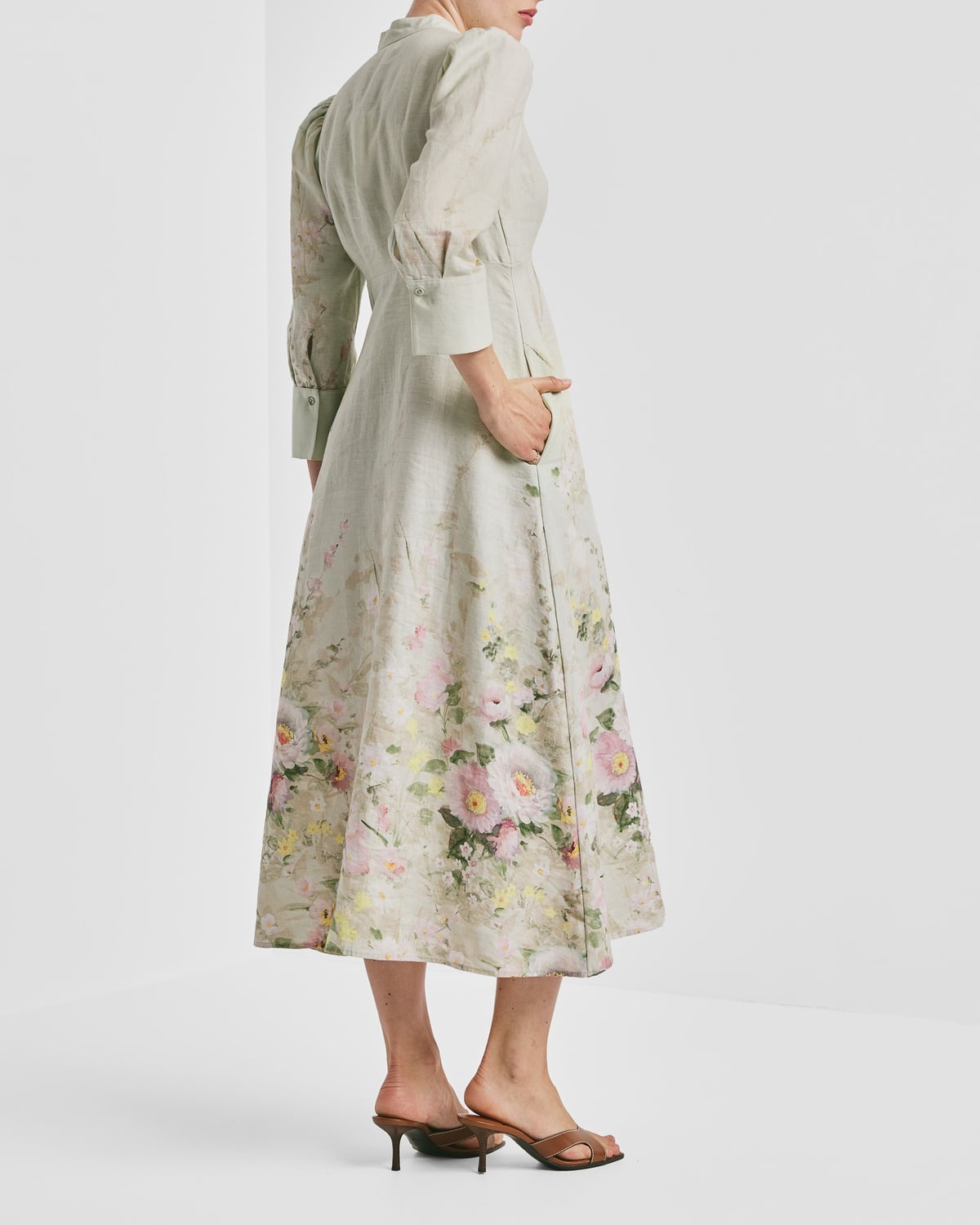 Linen Button-Down Dress, Harmony. Image #4