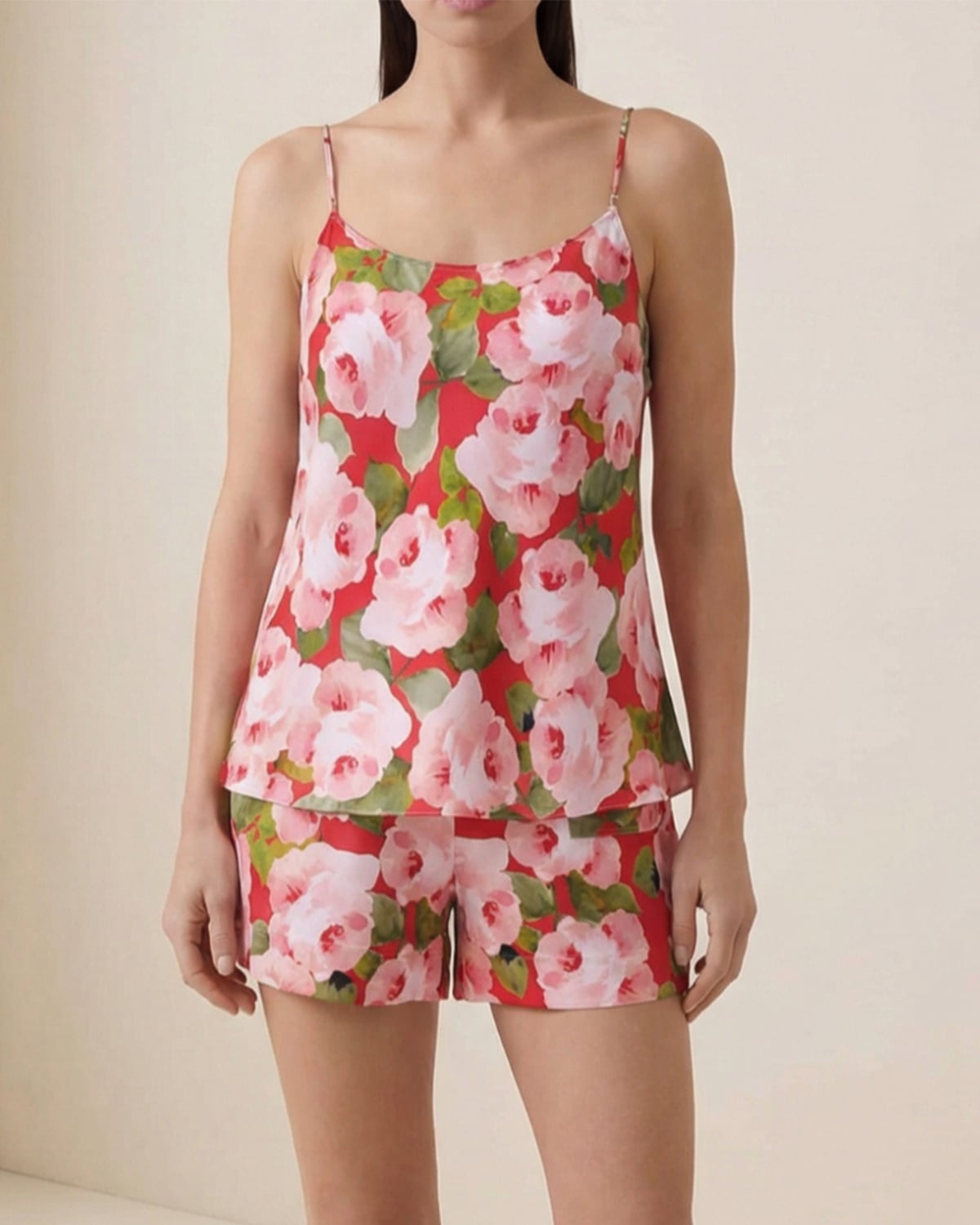 Silk Shorts, Rouge Fleur. Image #4