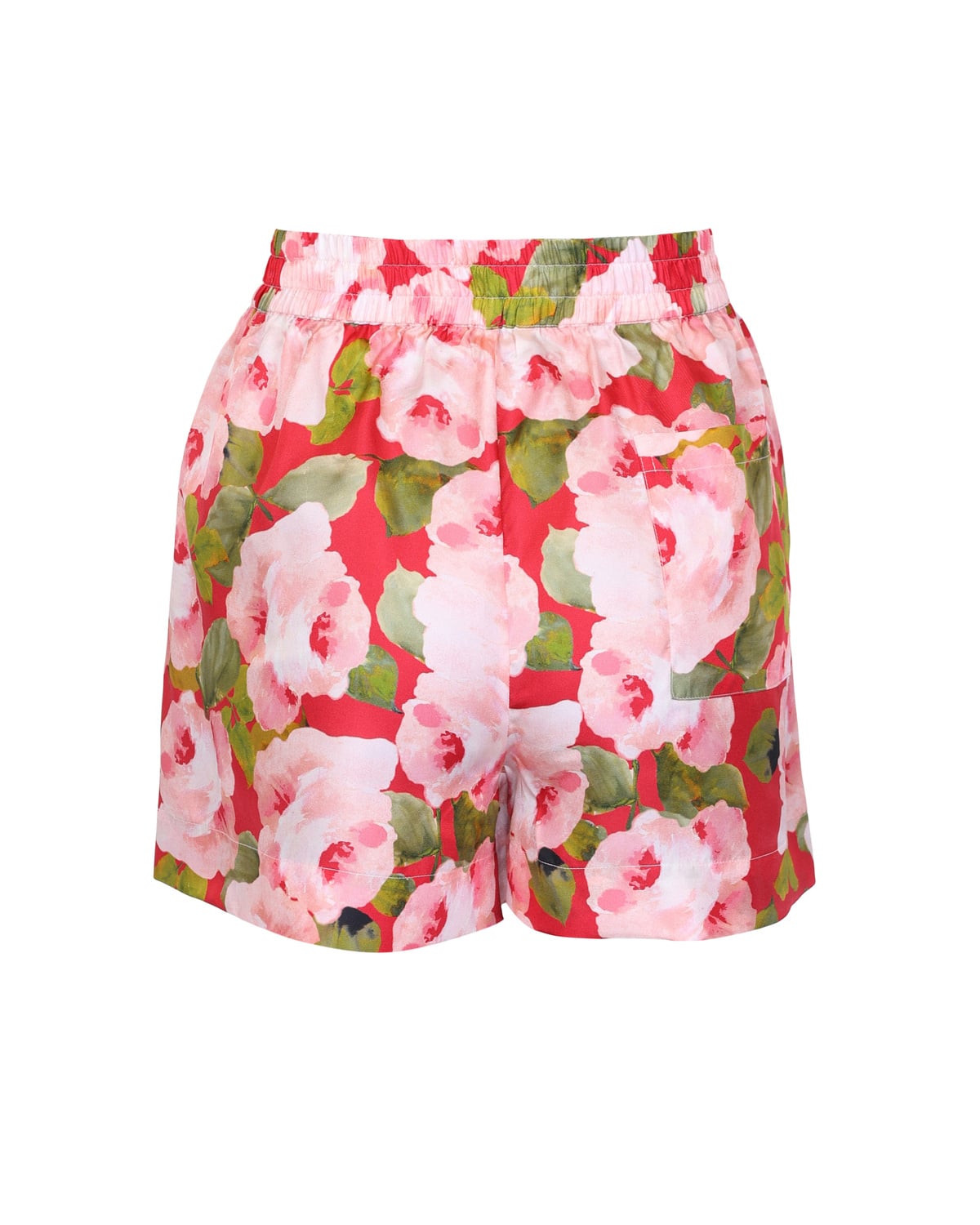 Silk Shorts, Rouge Fleur. Image #6