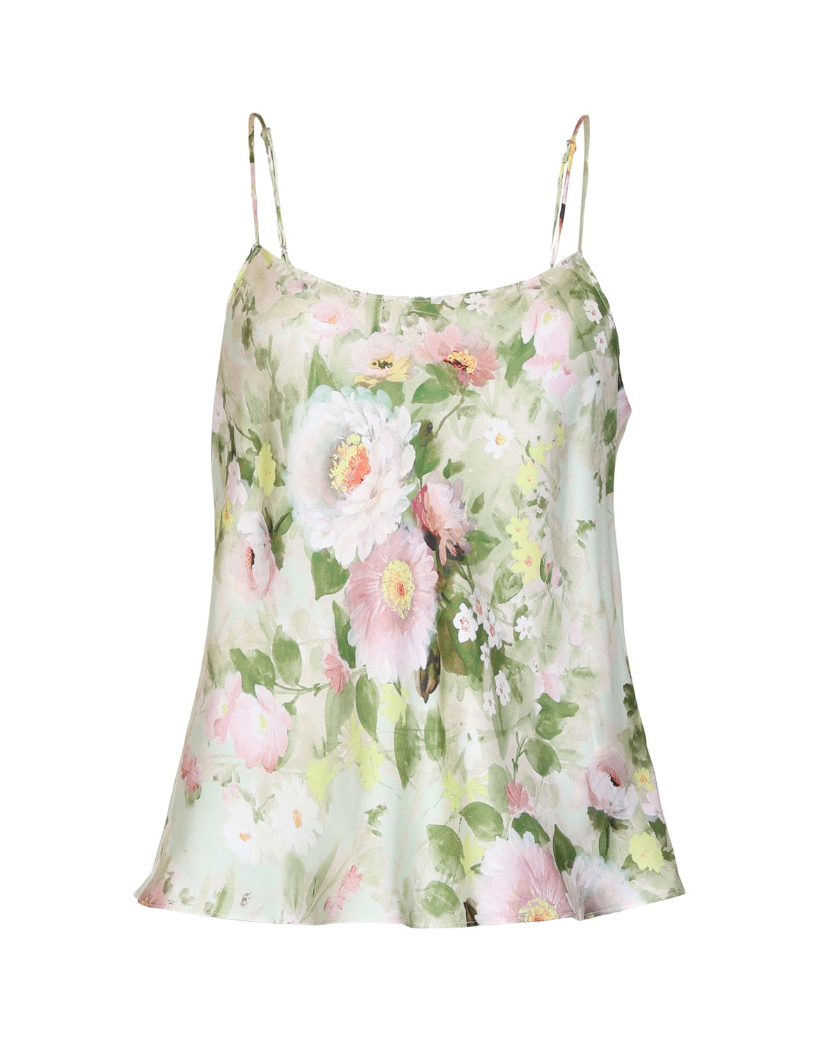 Silk Strap Top, Meadow. Image #1