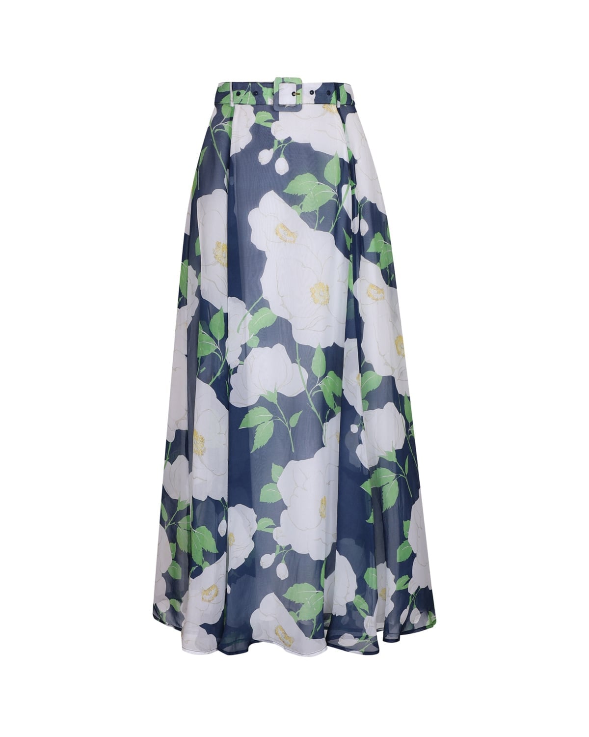 Organza Maxi Skirt, Flower Garden. Image #1