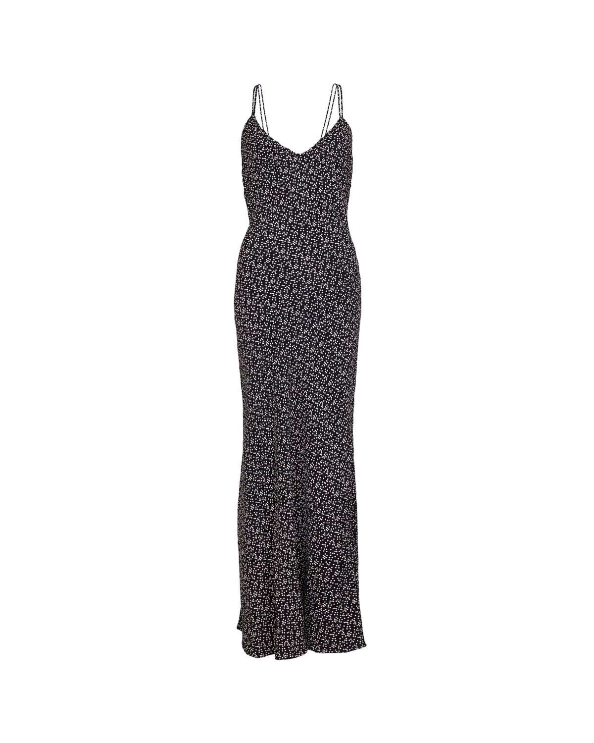 Spring Slip Dress, Black Dots. Image #1