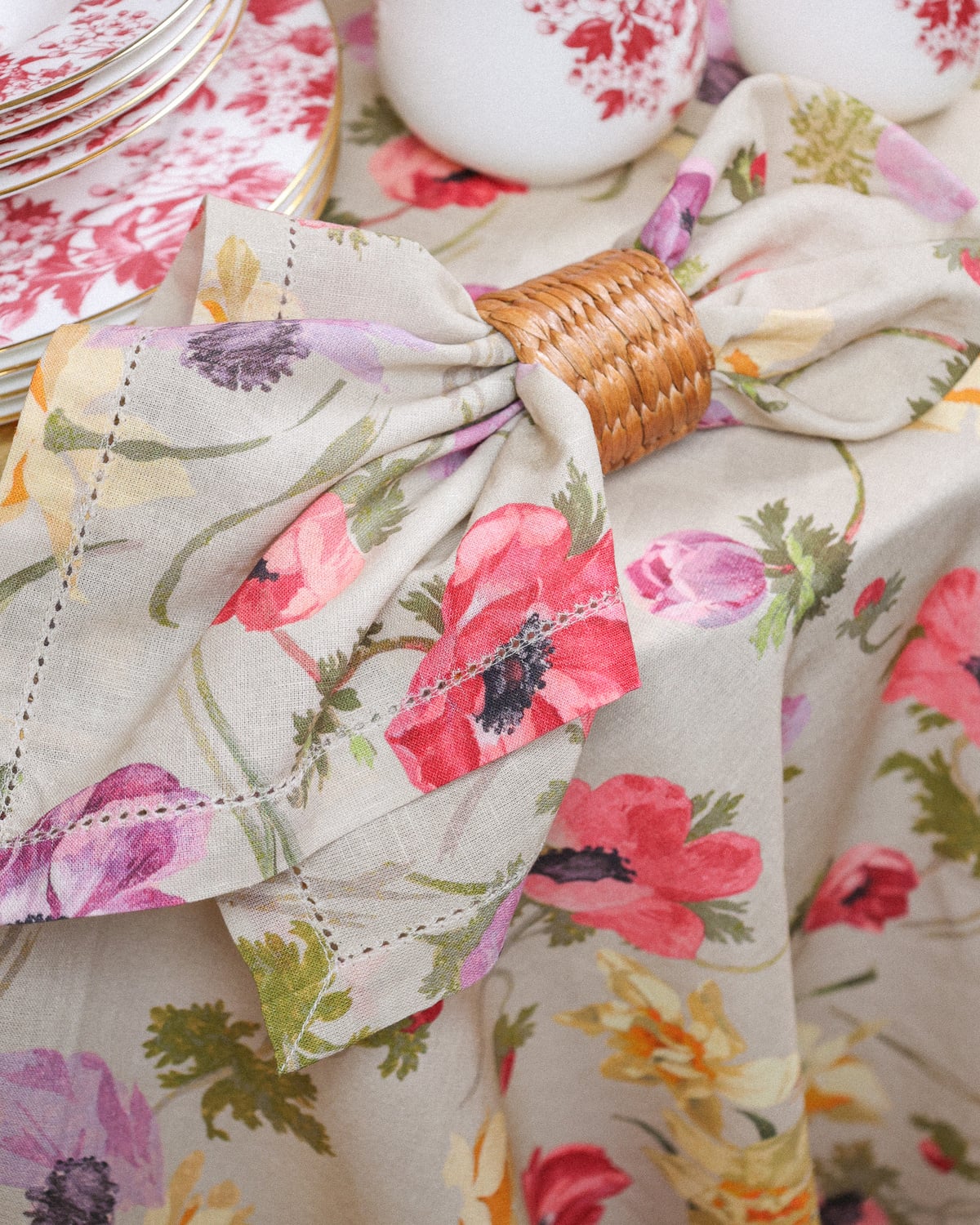 Napkin, Poppies. Image #1