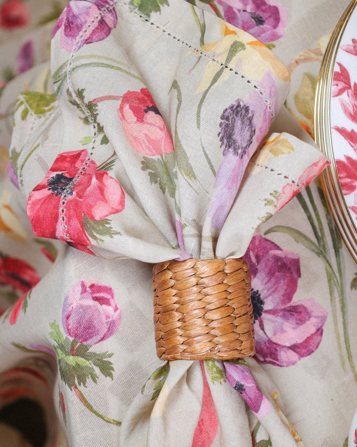 Napkin, Poppies. Image #4