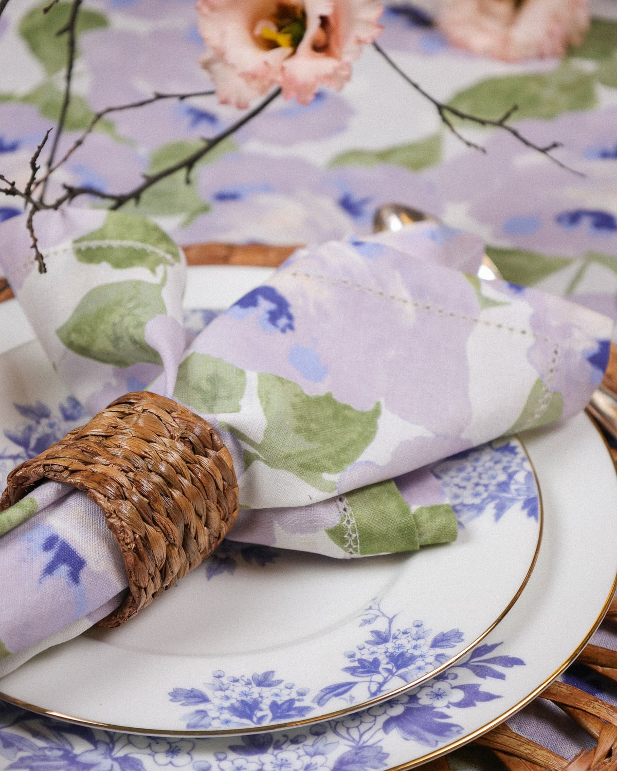 Napkin, Roses. Image #3