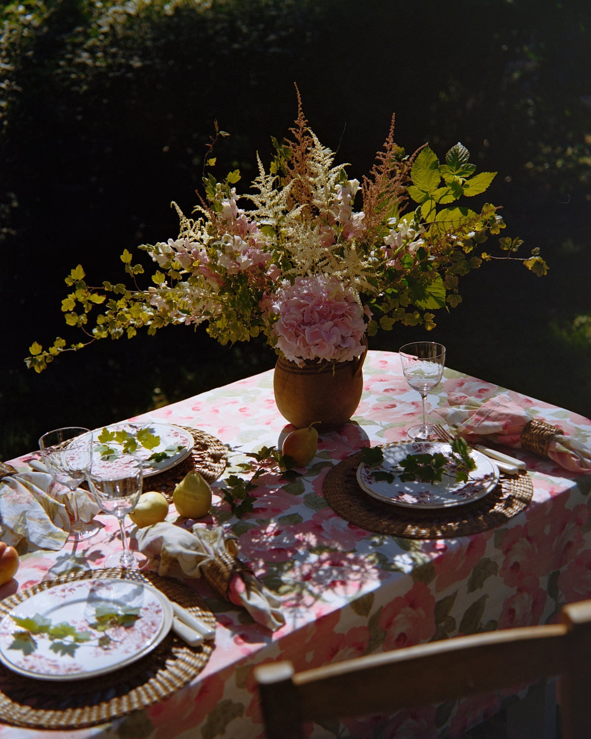 Table Cloth 130x300, Pink Bloom. Image #5