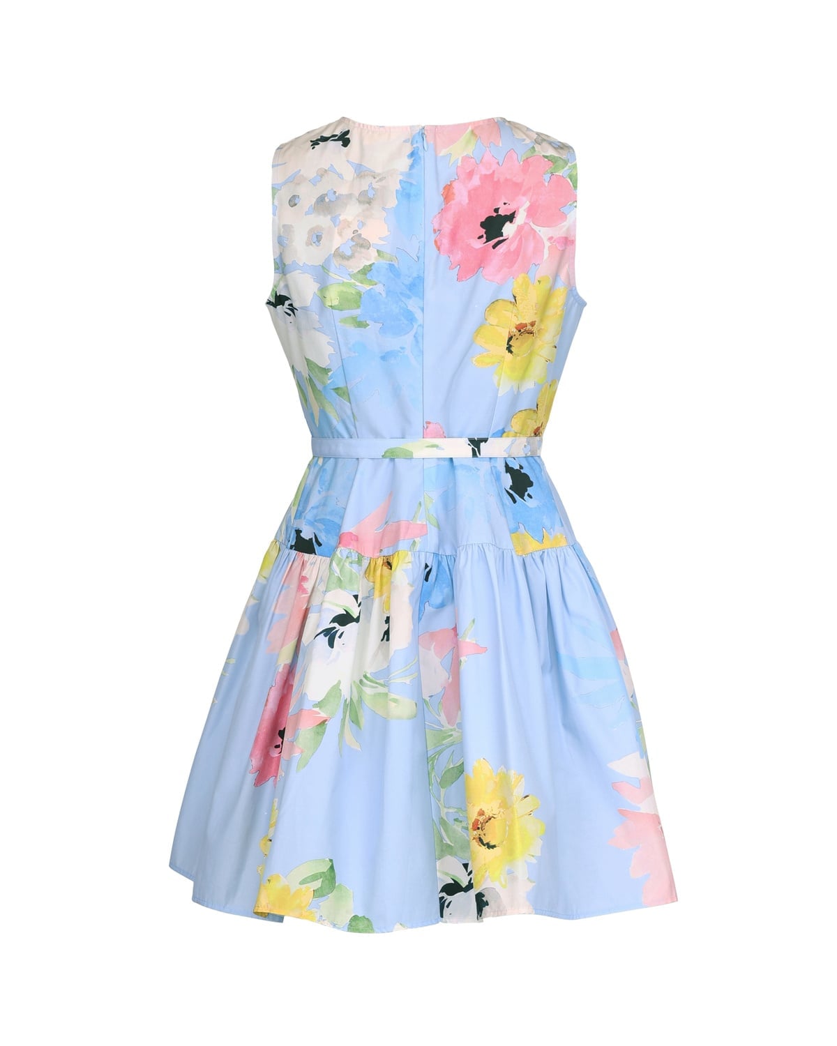 Cotton Taffeta Mini Dress, Sky Breeze. Image #4