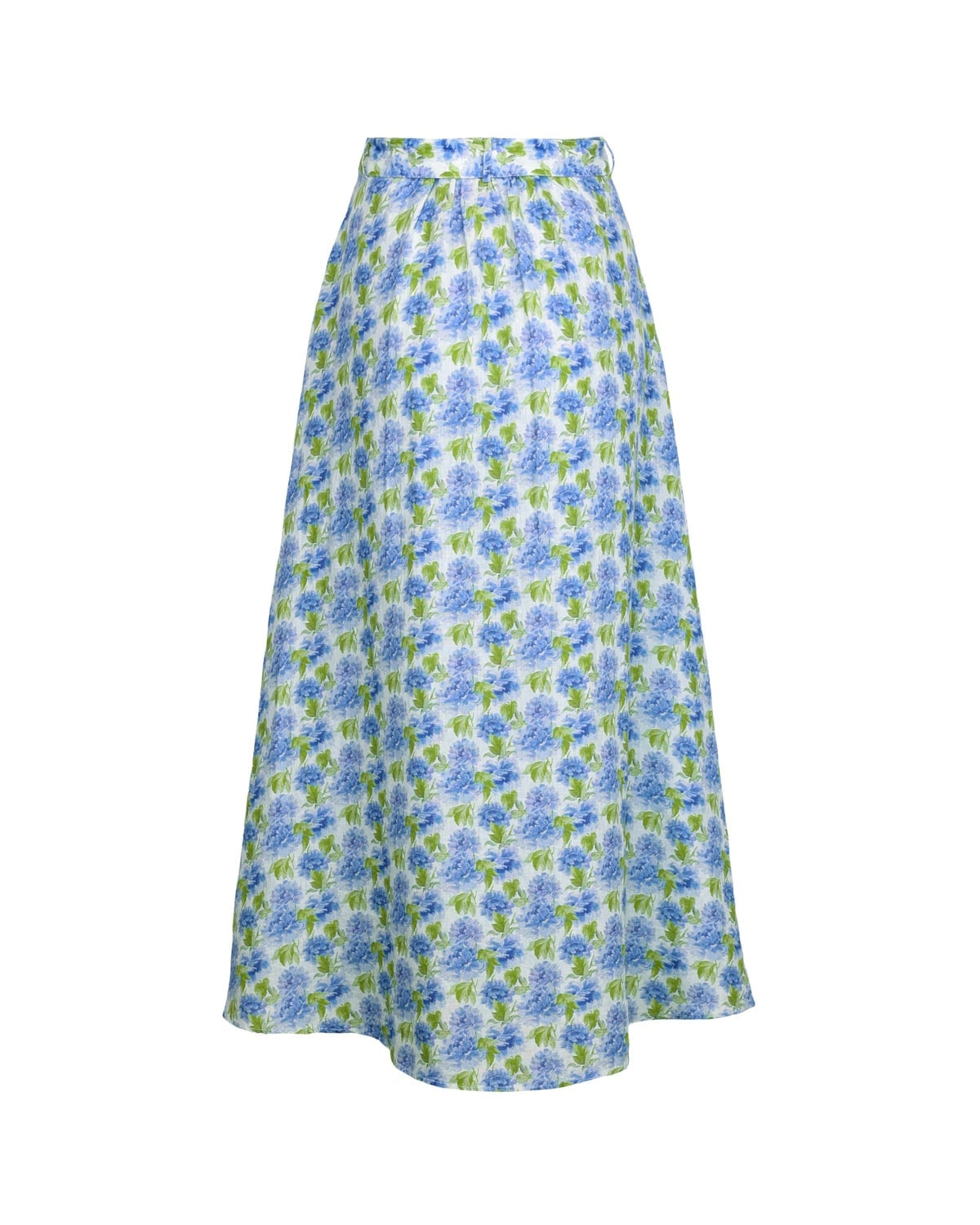 Linen Maxi Skirt, Peony. Image #4