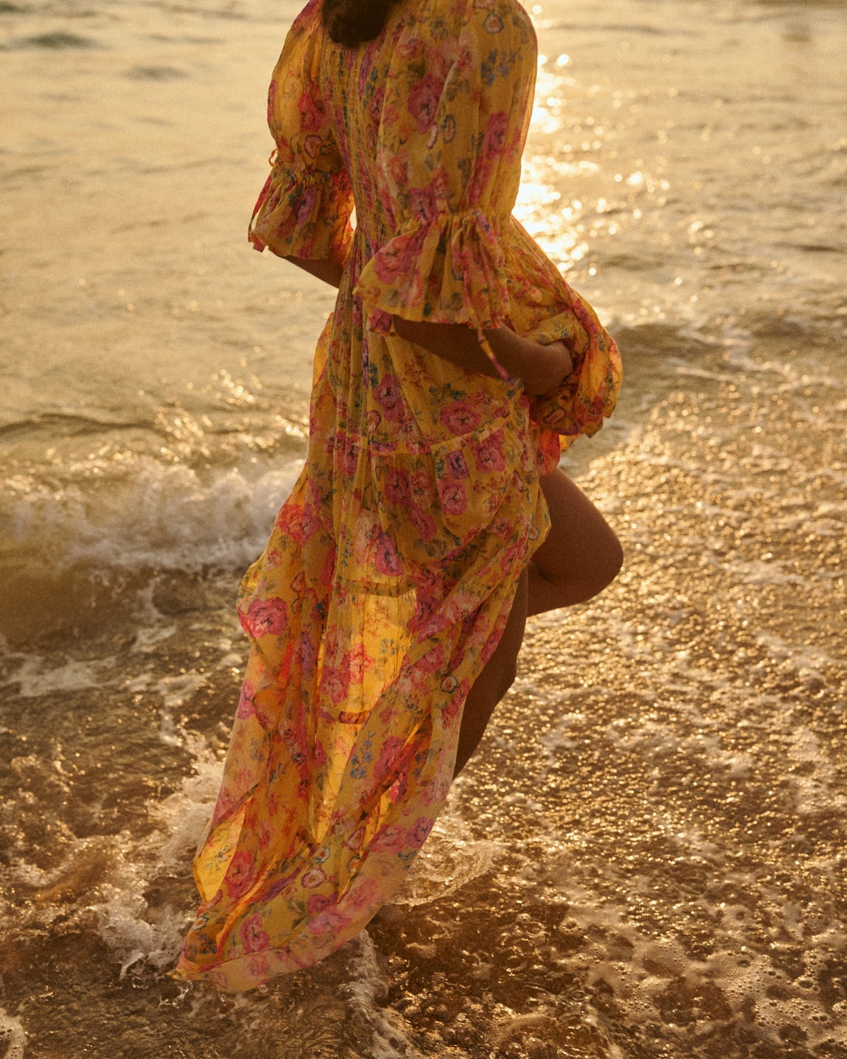 Twisted Maxi Dress, Daylight Blossom. Image #1