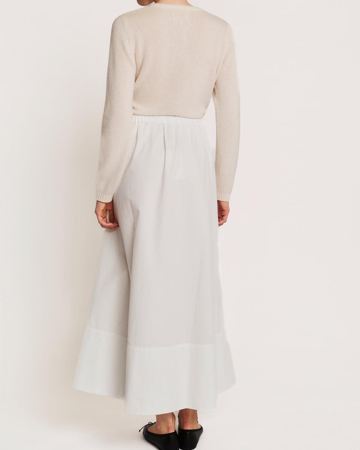Summer Knit Bow Jacket, Off White. Image #4