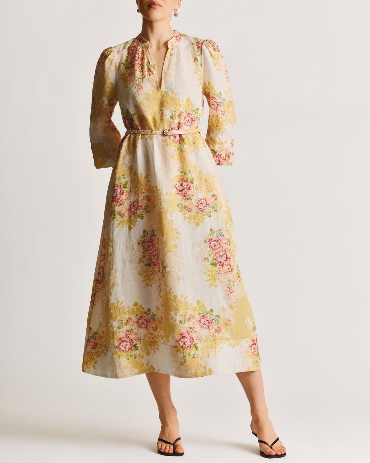 Linen Shift Dress, Amore. Image #2