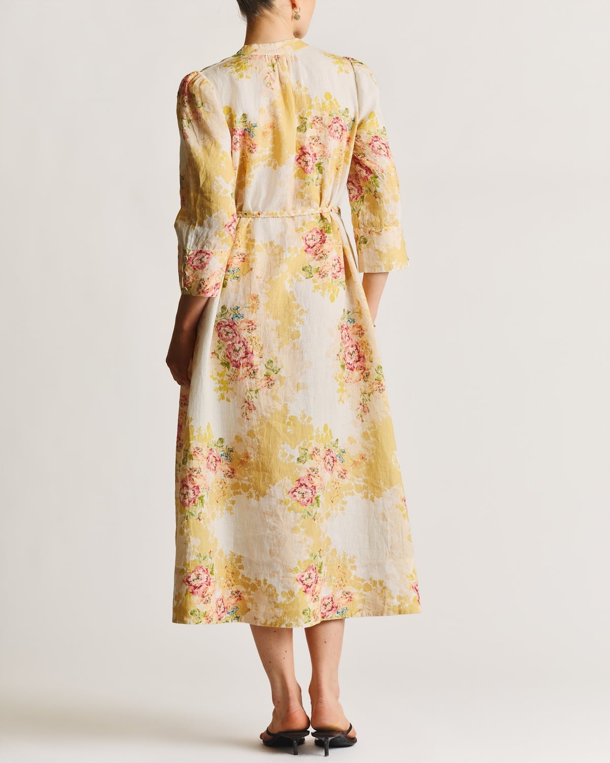 Linen Shift Dress, Amore. Image #3