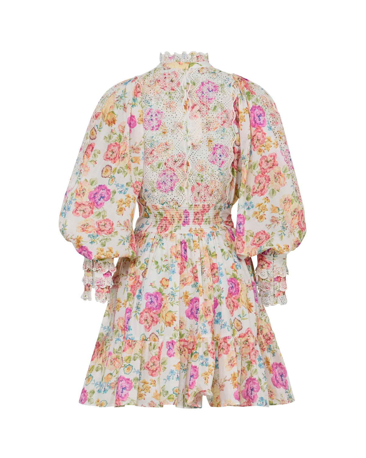 Cotton Slub Mini Dress, Flora. Image #2