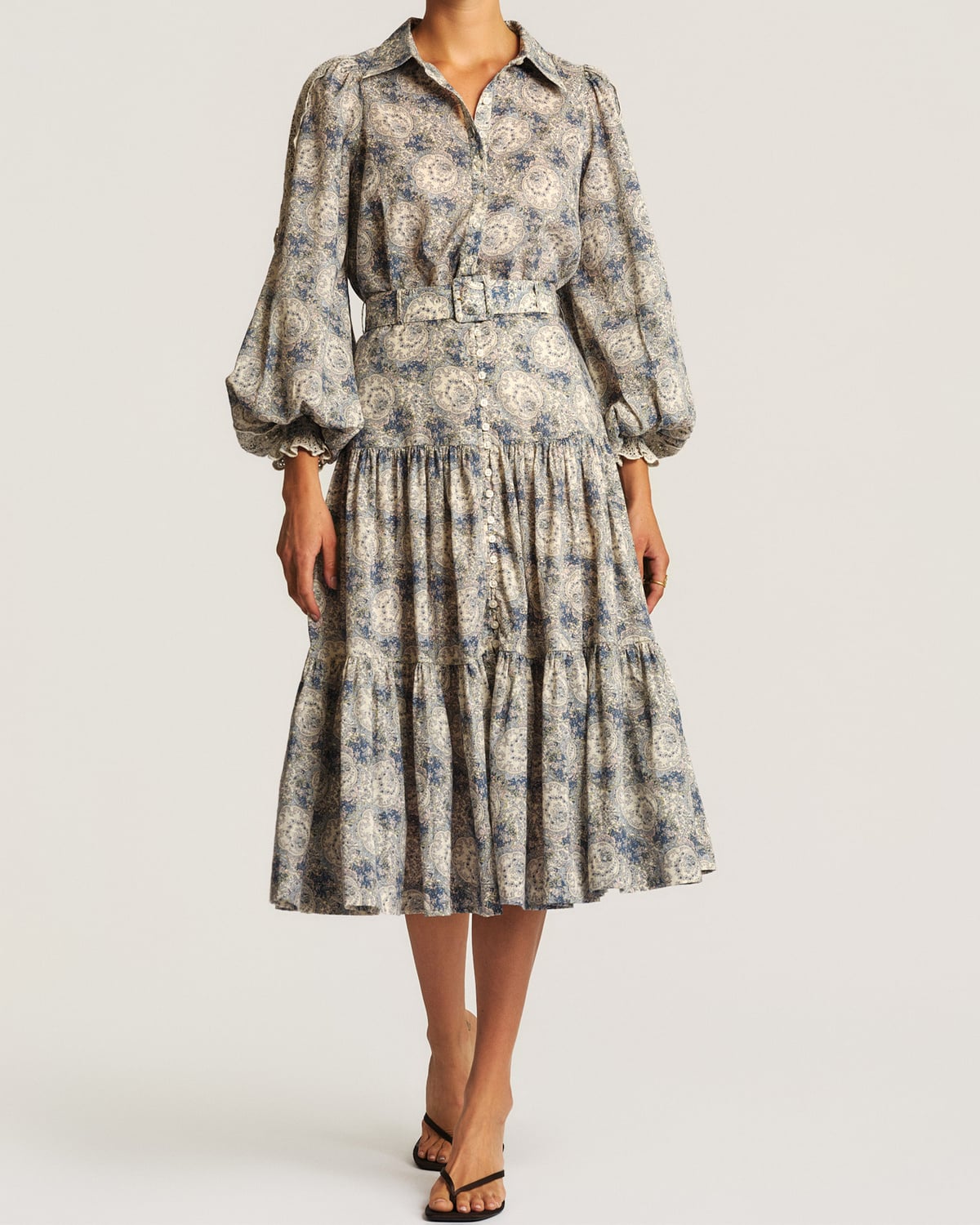 bytimo cotton slub button down dress byTiMo | Cotton Slub Midi Dress